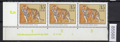 DDR 1975, Mich.-Nr.: 2036  ** DV FNr. 2   Eckrand  Druckvermerk