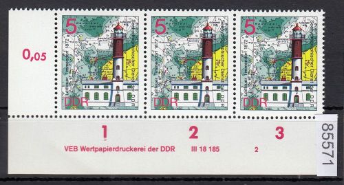 DDR 1975, Mich.-Nr.: 2045  ** DV FNr.  2   Eckrand  Druckvermerk