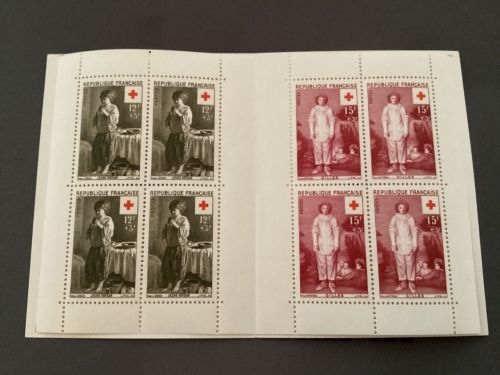 Frankreich 1956  : Mi.-Nr.: 1117+18 **  MH  Rotes Kreuz