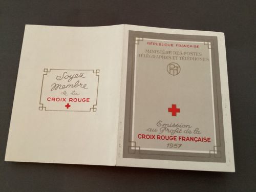 Frankreich 1957  : Mi.-Nr.: 1175+76 **  MH  Rotes Kreuz