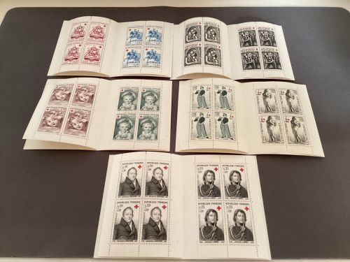 Frankreich 1960-64 **  MH  5 Stück komplett  Rotes Kreuz