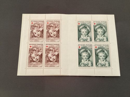 Frankreich 1962  : Mi.-Nr.: 1418+19**  MH  Rotes Kreuz