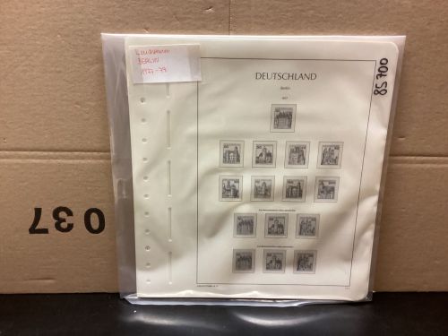 Leuchtturm Berlin 1977-79 Vordrucke mit Klemmtaschen gebraucht