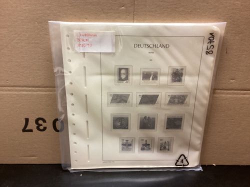 Leuchtturm Berlin 1980-90 Vordrucke mit Klemmtaschen gebraucht