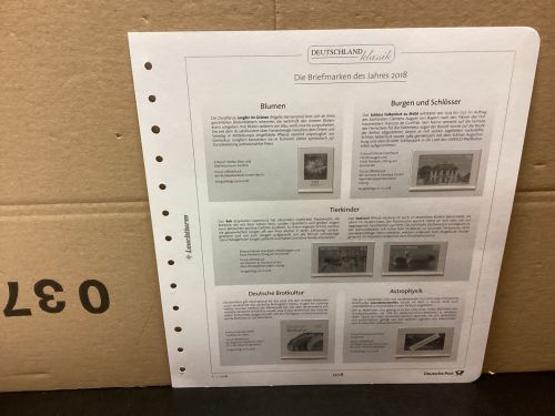 Leuchtturm  Deutschland Klassik Bund 2016-18 Vordrucke mit Klemmtaschen gebraucht