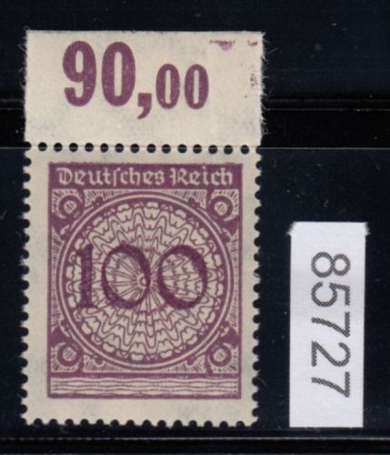 DR 1923, Mich.-Nr.: 343 **  Oberrand   A   200,00  gefaltet