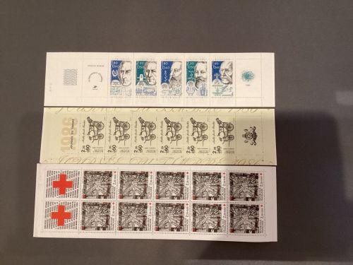 Frankreich 1986 :  MH 4-6 ** postfrisch