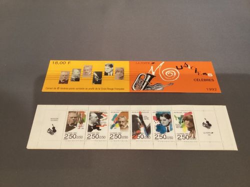 Frankreich 1992  : MH  28 **Mi : 2892-97 C  postfrisch