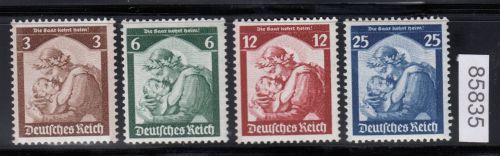 DR 1935, Mich.-Nr.: 565-568 ** geprüft