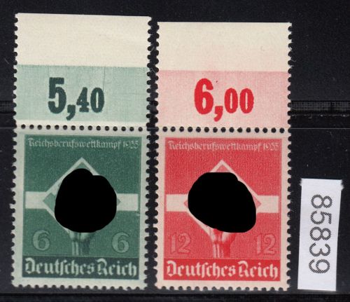 DR 1935, Mich.-Nr.: 571+572  **   Oberrand