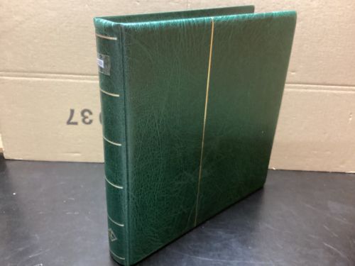 Leuchtturm Ringbinder ( 13 Ringe ) grün wattiert gebraucht