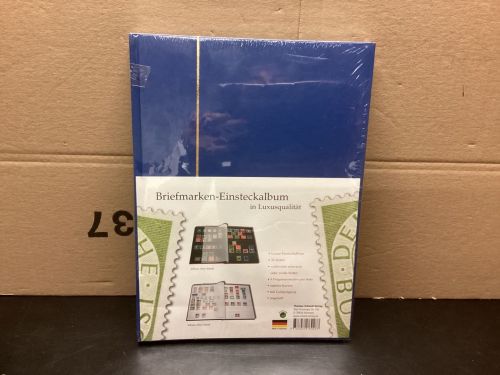 Briefmarkenalbum Einsteckalben DIN A4 32 Seiten  schwarz NEU