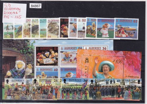 GB-Alderney 2000, Mich.-Nr.: 145-165 **