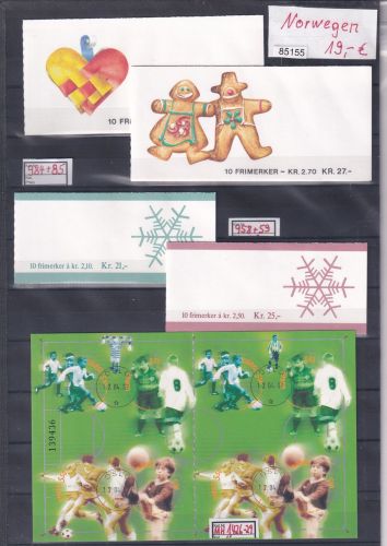 Markenheftchen Norwegen  ** 984+85, 958+59, 1426-29