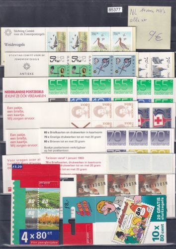 Markenheftchen Niederlande 14 versch. MH **