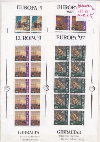 Gibraltar Klb. 783-86 **