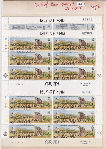 GB-Isle of Man, Mich.-Nr.: 240+41 ** Kleinbogen
