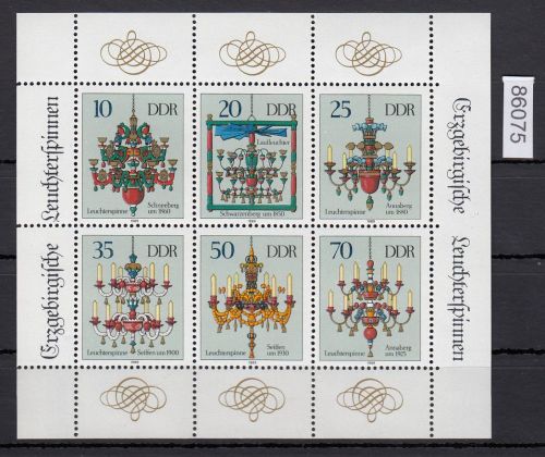 DDR 1989, Mich.-Nr.: 3289-94 ** Kleinbogen rechts ndg. !!!