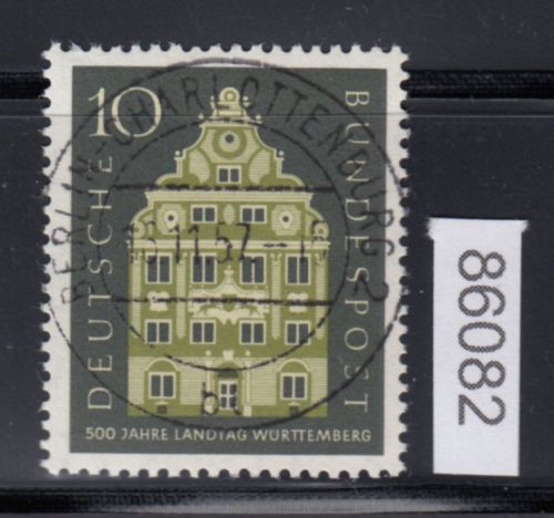 Bund 1957, Mich.-Nr.: 279 LUXUS gestempelt Ersttag+gummi   Berlin-Charlottenburg