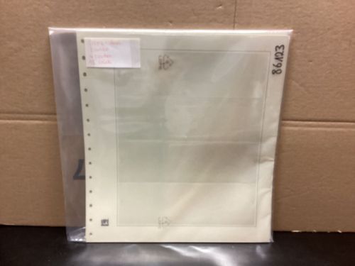 Lindner-T Blanco Blätter  802400 15 Stück  gebraucht