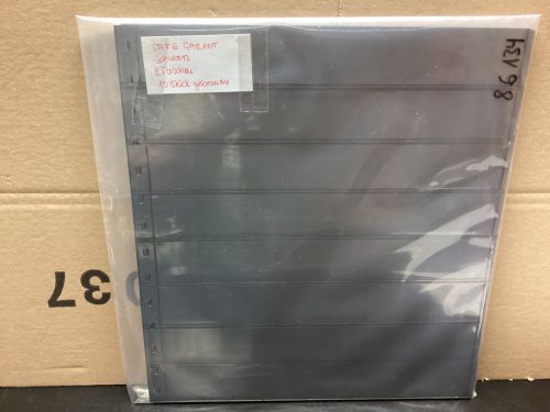 SAFE GARANT Einsteckblätter  ( 14 Ringe) 10  Stück  8 Taschen gebraucht