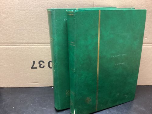 Einsteckalben  Briefmarkenalben  2 Stück weiß  gebraucht