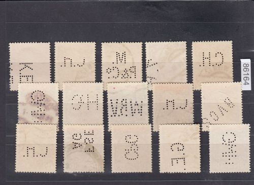 Österreich, Firmenlochungen, Perfins