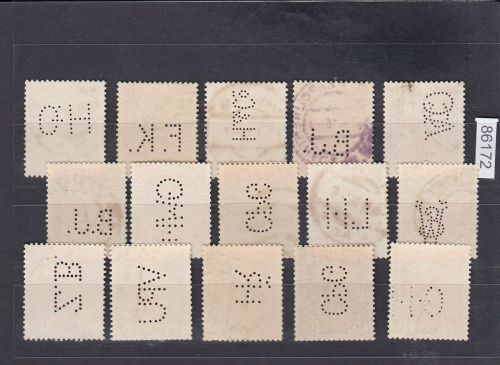 Österreich, Firmenlochungen, Perfins