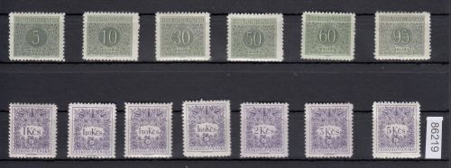 Tschechoslowakei 1954 ** P 79-91 A
