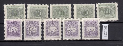 Tschechoslowakei 1954 ** P 79-91 B
