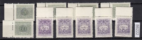 Tschechoslowakei 1954 ** P 79-91 B