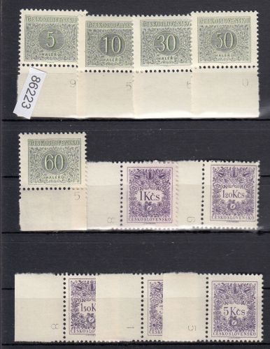 Tschechoslowakei 1954 ** P 79-91 B