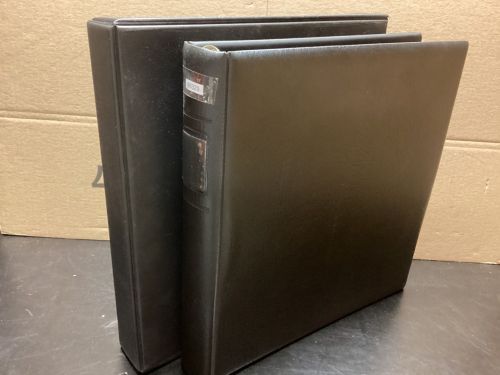 Lindner Ringbinder + Kassette  gebraucht  leer schwarz