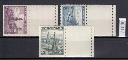 Tschechoslowakei 1936 ** 357-359  Lf  Leerfeld