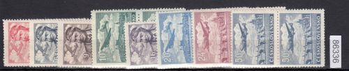 Tschechoslowakei 1946 ** 493-500  Flugpost   Paare