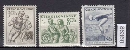 Tschechoslowakei 1954 ** 856-858