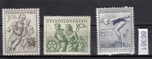 Tschechoslowakei 1954 ** 856-858
