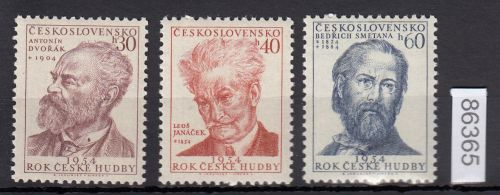 Tschechoslowakei 1954 ** 864-866