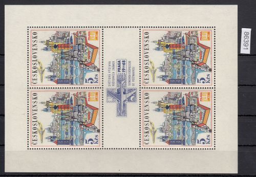 Tschechoslowakei 1967, Mich.-Nr.: 1744  **  Kleinbogen