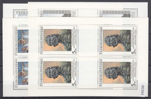 Tschechoslowakei 1990, Mich.-Nr.: 3069-3072  **  Kleinbogen