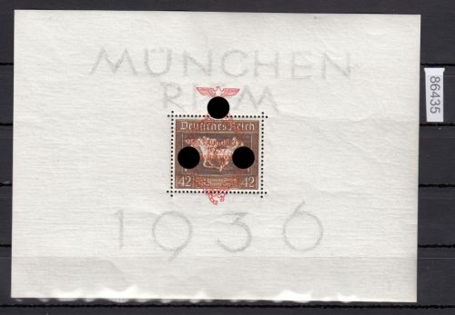 DR 1937, Mich.-Nr.: 649, Block 10 **