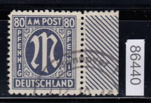 Bizone 1945  Mi. Nr. 34 a A gestempelt geprüft   500,00