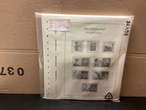 Leuchtturm Bund 2005-09 Vordrucke mit Klemmtaschen gebraucht