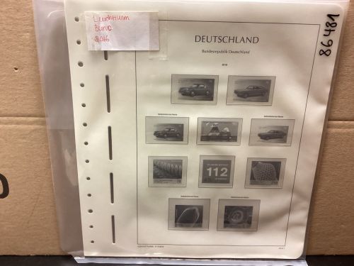 Leuchtturm Bund 2016 Vordrucke mit Klemmtaschen gebraucht