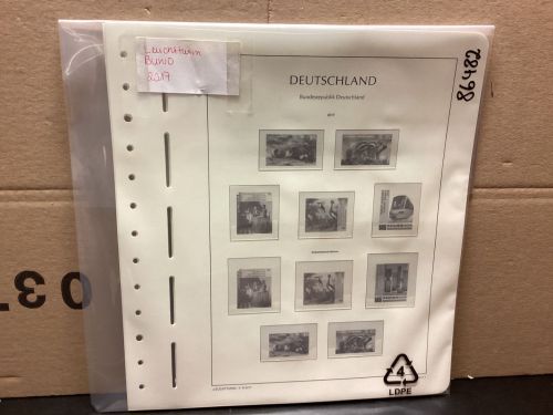 Leuchtturm Bund 2017 Vordrucke mit Klemmtaschen gebraucht