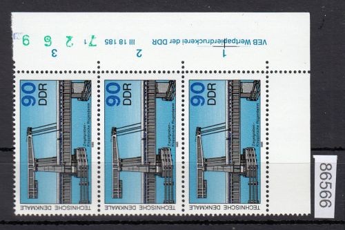 DDR 1988, Mich.-Nr.: 3207  ** DV FNr. 1  Eckrand  Druckvermerk