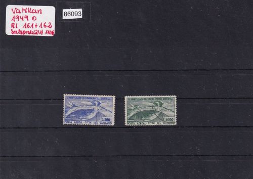 Vatikan 1949 Mi.-nr.: 161-62 gestempelt