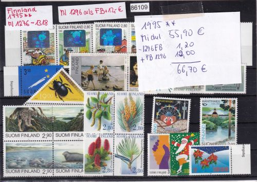 Finnland 1995, Mich.-Nr.: 1276-1318 **
