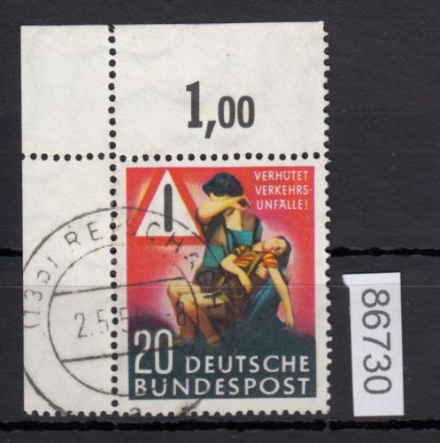 Bund 1953, Mich.-Nr.: 162 gestempelt Eckrand  lesen