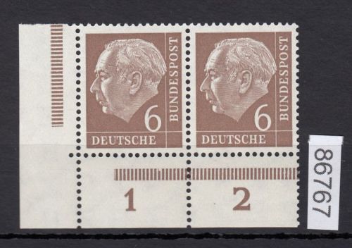 Bund 1954, Mich.-Nr.: 180 **  Eckrand